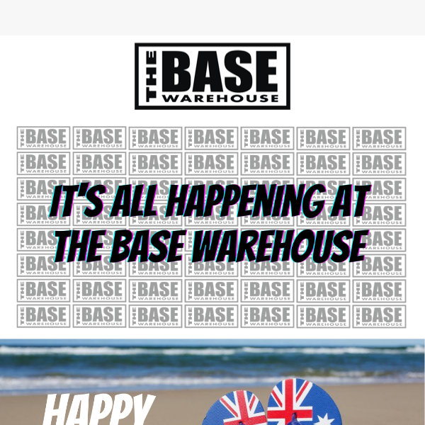 It's all happening at The Base Warehouse