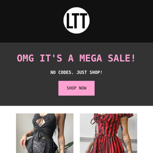 OMG Mega Sale just landed! Including your favourites and last chance!