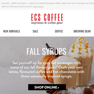 Discover our Fall Syrup Flavours 🎃🍂