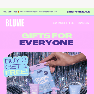 Buy 2 Get 1 FREE + free Blume Buds 💝