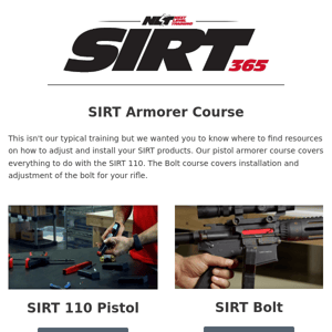 NextLevel Training - Armorer's Course 110 and Bolt