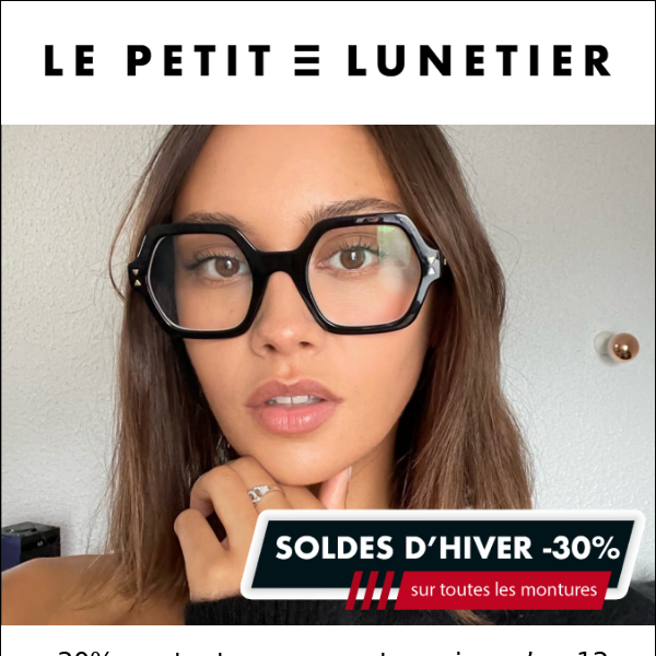 ❄️ SOLDES D'HIVER ❄️ 30% DE REMISE avec le code SOLDES30 !