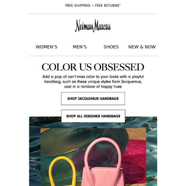 Take your pick: Color-pop Jacquemus bags