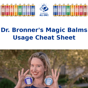 Your Ultimate Guide to Dr. Bronner's Magic Balms