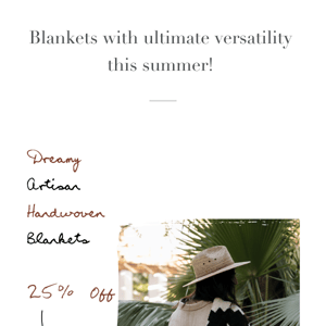 Blankets YOU'LL love this summer!