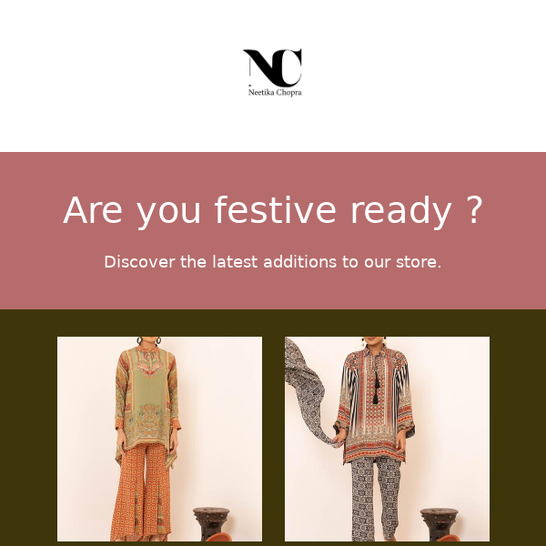 Neetika Chopra, Are you festive ready ?