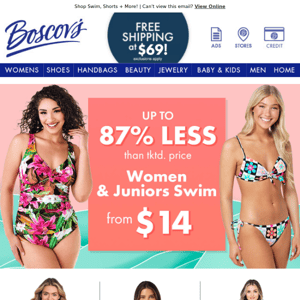 Up to 87% less on Swim for the Family
