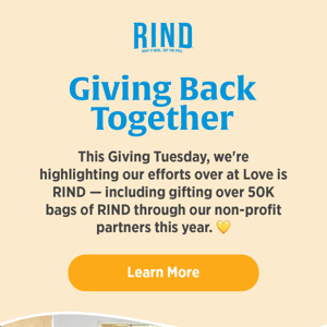 Your RIND Giving Tuesday impact 🧡🤝🍑