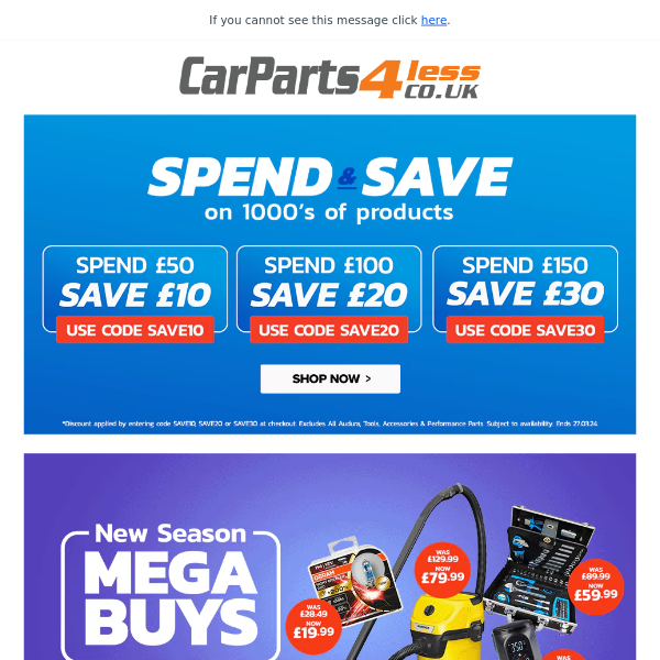 Hi Car Parts 4 Less Check Out Our Latest Offers And Make Savings!