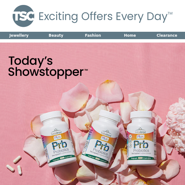 Today’s Showstopper™ - Vitatree Plus Probiotics 90-Day Supply