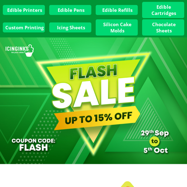 Alert! FLASH SALE Up To 15% Discount