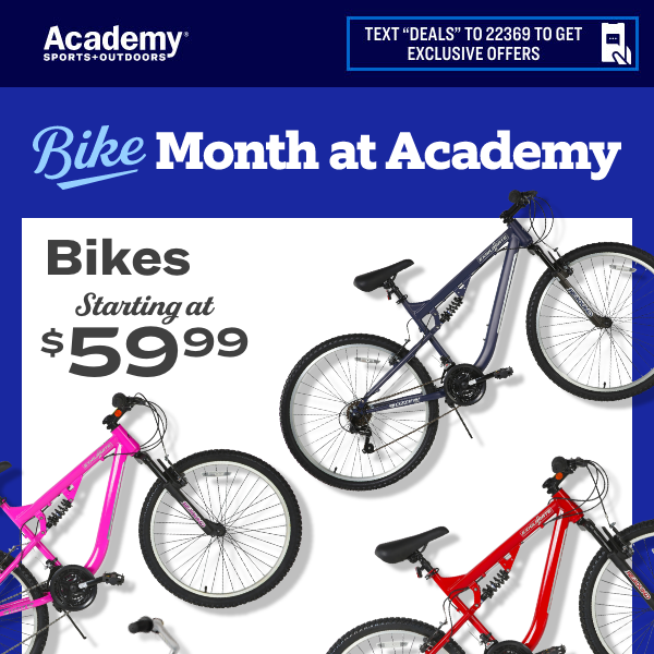 GEAR UP | 🚲 Bikes for the Family, Starting at $59.99 