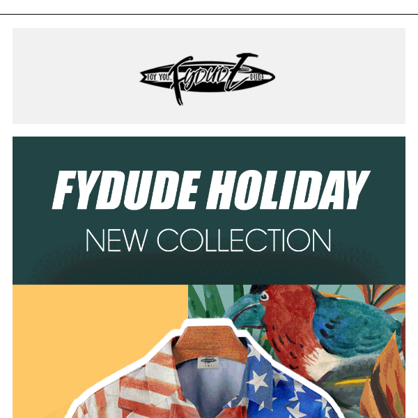 Fydude Holiday New Collection:Ready,Set,Travel!!