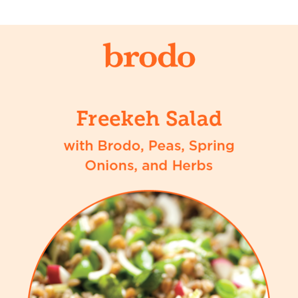 Freekeh Salad with Spring Veg