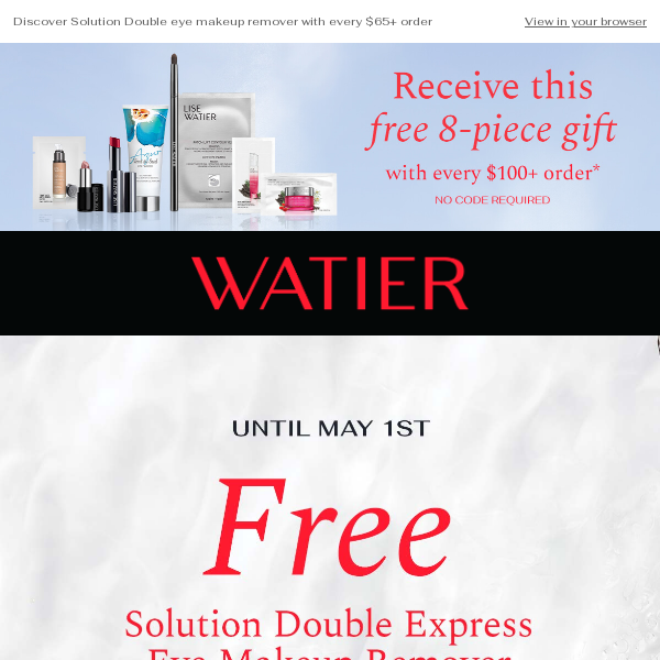 Lise Watier, a FREE product for you!