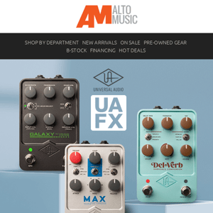 Exciting new UAFX Pedals from Universal Audio