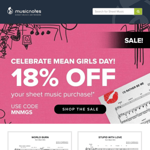 This Sheet Music Sale Is So 'Fetch'!