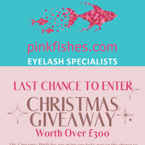 Pinkfishes Christmas Giveaway worth £300!🎄❤️