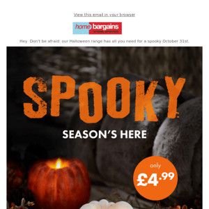 Spooky Season's Here