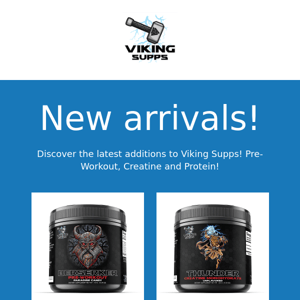 New Products now in stock!