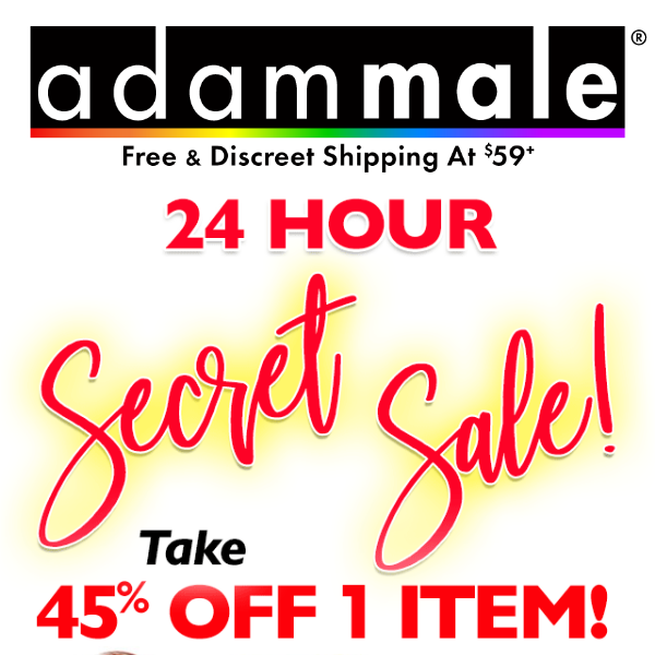 24 Hours ONLY! ⏳ 45% OFF Secret SALE!