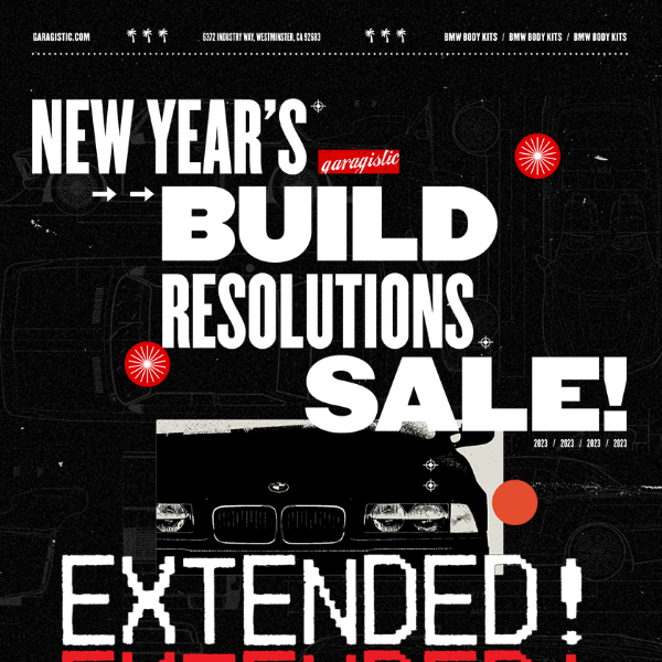 ‼️ New Year Build Resolutions Sale EXTENDED!