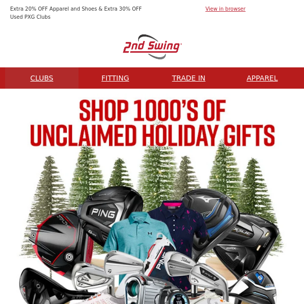 Shop 1000's of Unclaimed Holiday Gifts 🎁 FREE Shipping + Trade-in and Save Even More