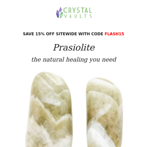 Have you seen Prasiolite before? ✨