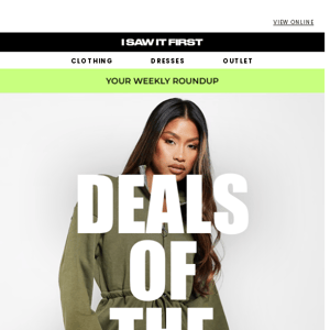 I Saw It First's Deals of the Week 👀