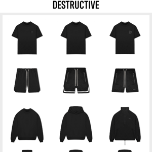 Browse our all black range