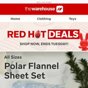 🔥 Polar Fleece Sheet Sets - All Sizes $29