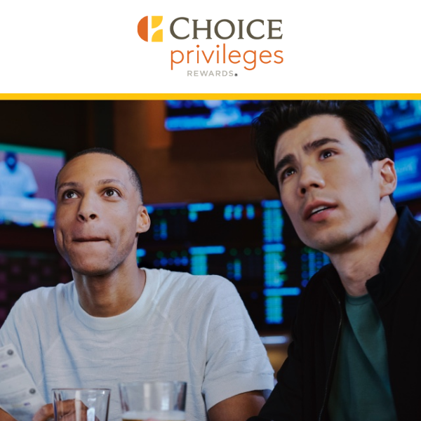 Choice Hotels, Get in the Heart of the Game with Sportsbooks