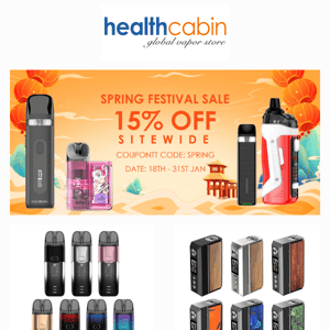 Spring Festival Sale! Vaporesso LUXE XR Kit $19.75