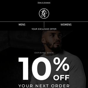 10% OFF Your Next Order