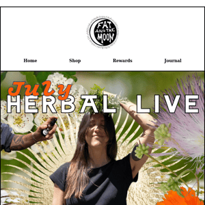 July Herbal Live: Summertime Herbal Remedies