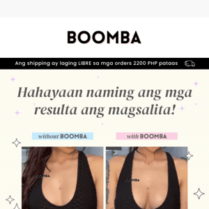 Bago  mag-BOOMBA vs Pagkatapos mag-BOOMBA?