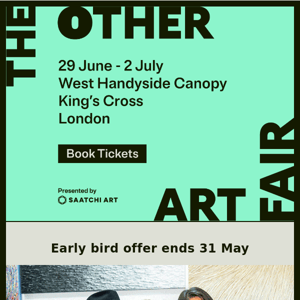 Hurry - Early bird offer ends 31 May