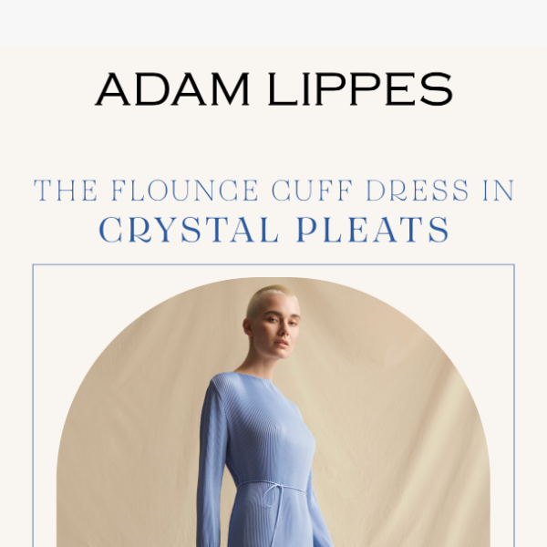 Introducing the Crystal Pleat Dress - Adam Lippes