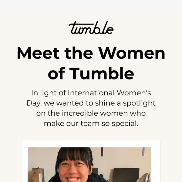 Celebrating the Women of Tumble