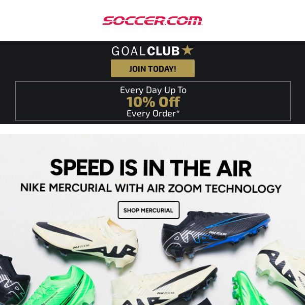 ⚽️ Play Faster: Shop Our Fastest Soccer Cleats For Spring!