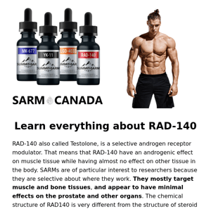 Learn everything about RAD-140! 🧪