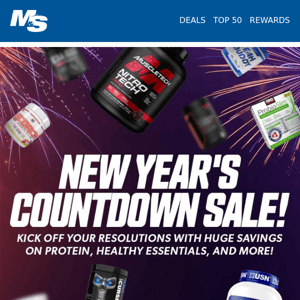 New Years Countdown Sale Starts Now!