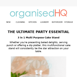 The Ultimate Party Essential: 3-in-1 Multipurpose Cake Stand