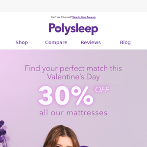 30% OFF all our mattresses🌹