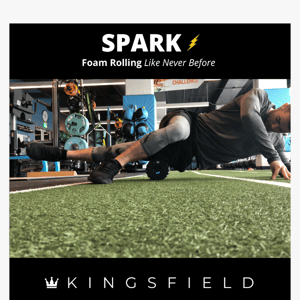 Roll Away Muscle Soreness With Spark ⚡