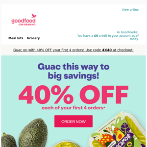 Holy Guacamole! Get Your 🥑 Fix With 40% OFF!