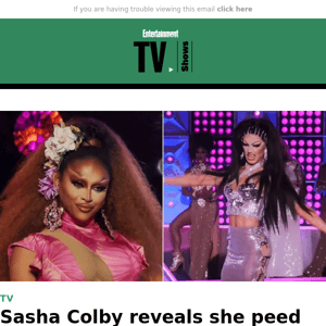 Sasha Colby reveals she peed on the 'Drag Race' stage