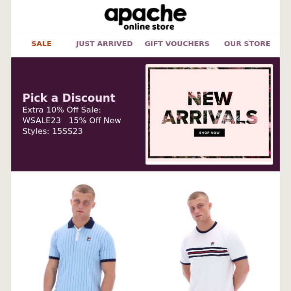 ⛔ Apache You Have 2 Discount Codes Inside