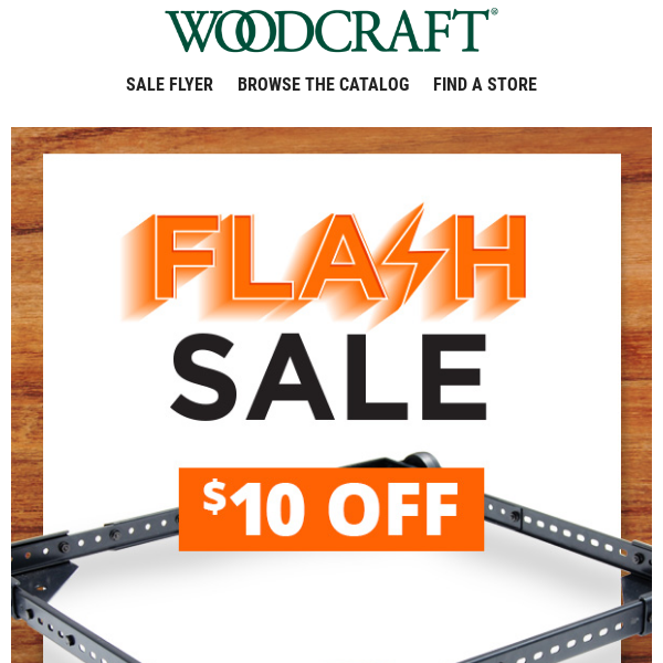 Maximize Your Shop Space w/Today's Flash Deal