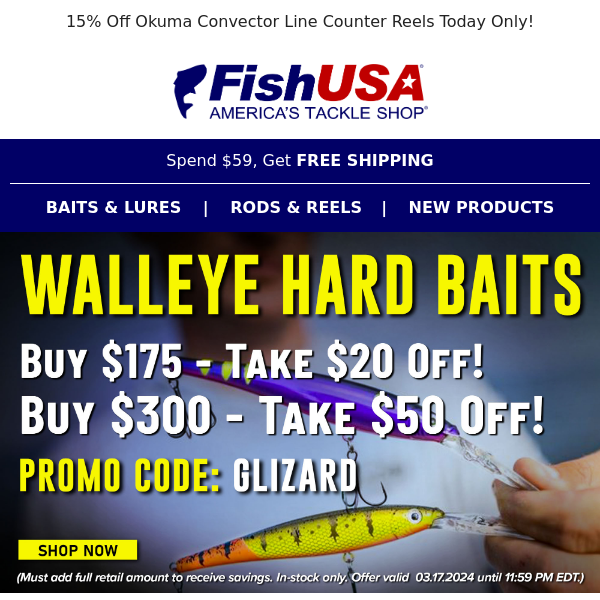 🍀Lucky You! Save Big on Your Favorite Walleye Lures Now! 🍀